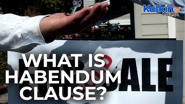 What is Habendum Clause?