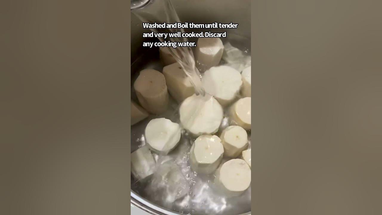 How To Cook Cassava Roots/Yuca/Tapioca With Honey And Butter #shorts