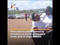 More parents overwhelmed by emotions on arrival at Utumishi senior girls in Gilgil, Nakuru.