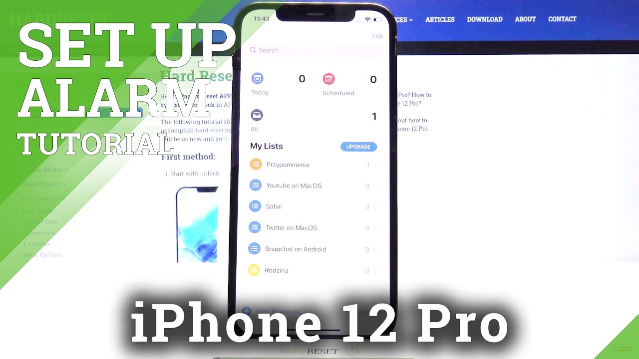 How to Add Reminder on iPhone 12 Pro – Set Hourly Reminder - YouTube
