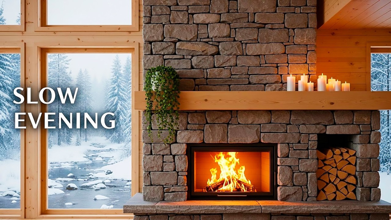 Cozy Jazz for Calm Winter Nights | 1 Hour