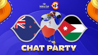 New Zealand v Jordan – World Cup Chat Party | ⚡🏀 #FIBAWC