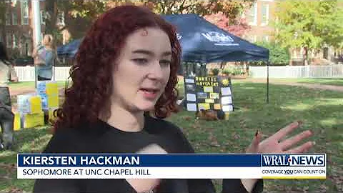 UNC students and staff rally to protest Trump's higher education compact
