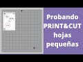 Print and cut en hojas PEQUEÑAS Funciona!!!!!