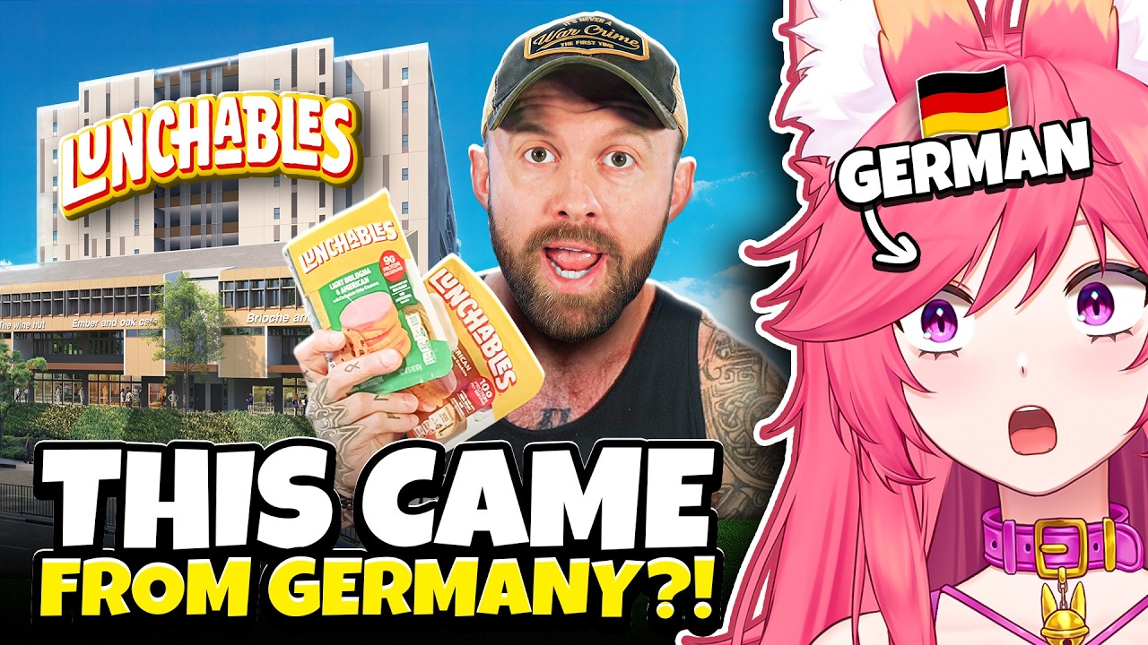 German VTuber Learns About LUNCHABLES for the First Time!