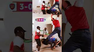 🚨How we watched Arsenal 3:0 Fulham. Arsenal fans smiled today 😁