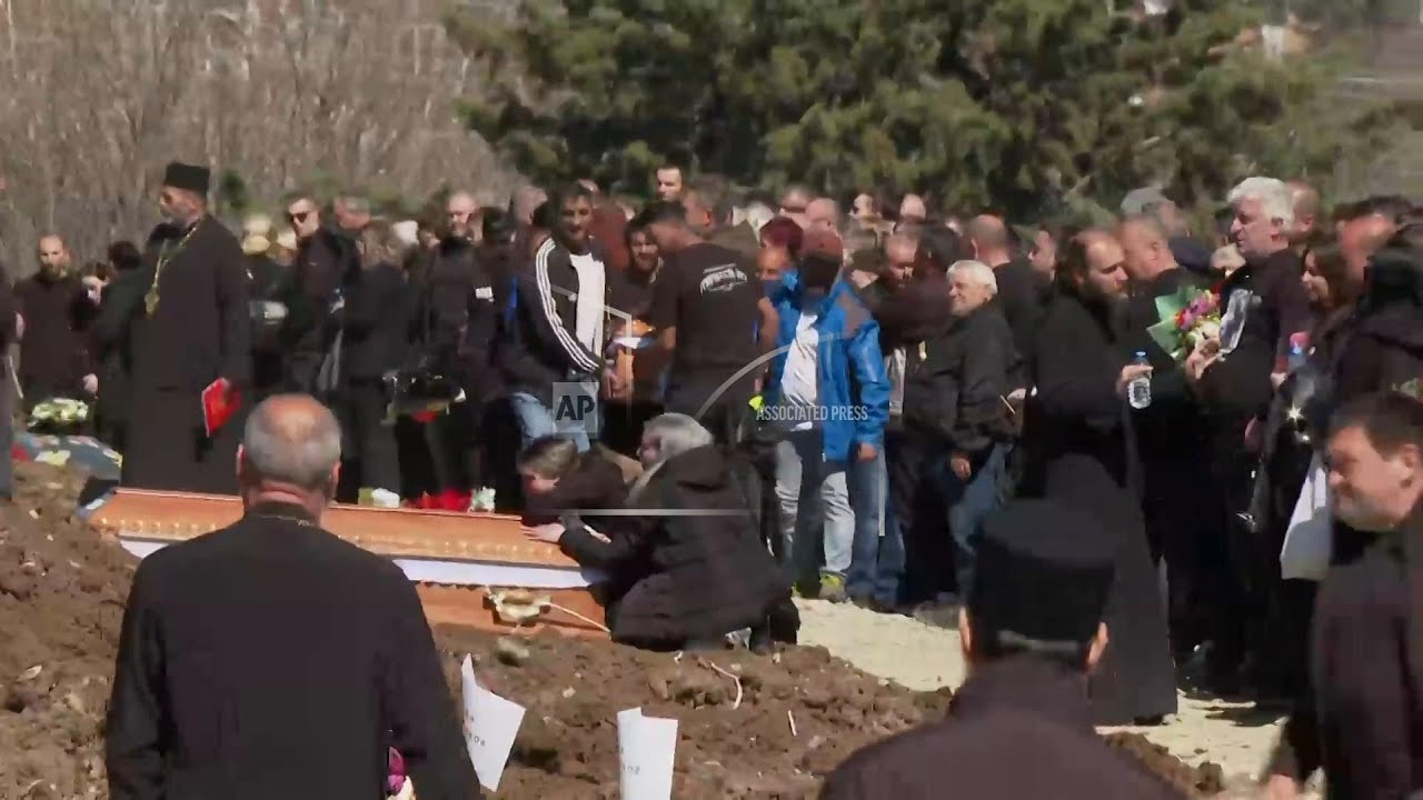 Coffins brought to funeral for victims of North Macedonia nightclub fire