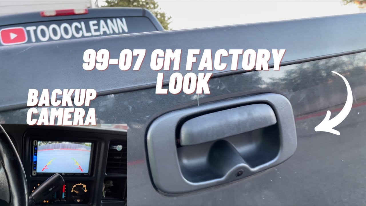 99-07 GM/Silverado Back Up Camera Install (Easy) - YouTube
