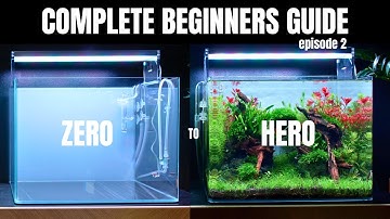 EP:2 Complete Aquascaping Beginners Guide - Preparing the setup