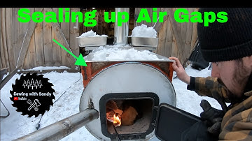 Cheap Maple Syrup Evaporator Build (part 2) Sealing Air Gaps