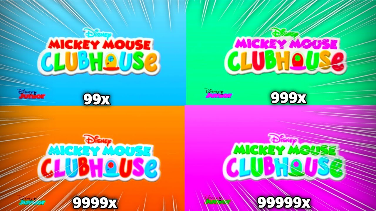 ☆Micky°ʚɞ°★ Micky Mouse Clubhouse Outro Logo at 999999x Speed Klasky Csupo