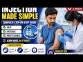 IM Injection Procedure Step by Step | Intramuscular Injection Demo | Educational Purpose Only