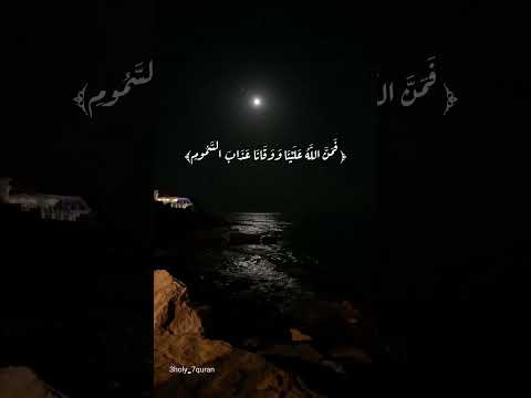 قالو انا كنا قبل فى أهلنا مشفقين القرآن الكريم 