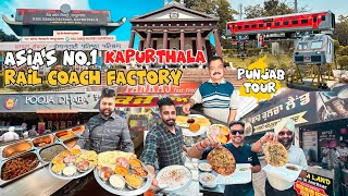 Punjab Tour Ep-13 | Rail Coach Factory Kapurthala | Punjab Street Food Kapurthala Punjab