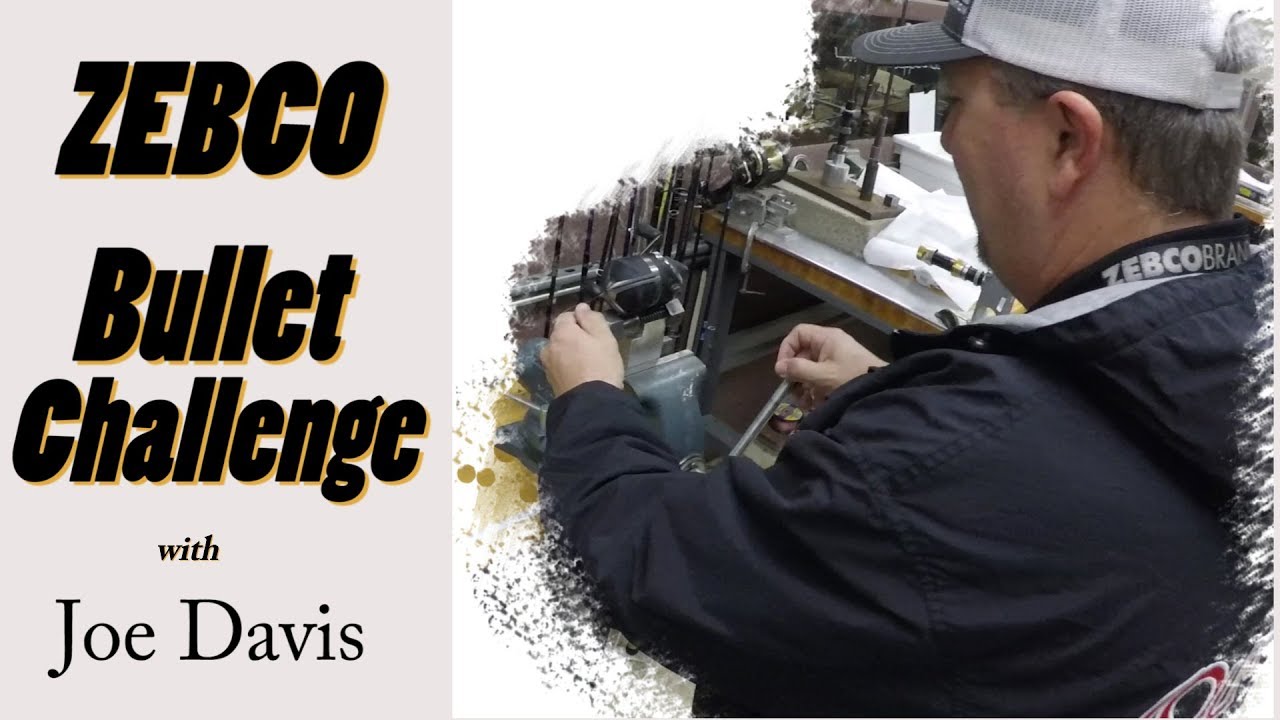 ZEBCO Bullet fishing line challenge featuring Joe Davis with ZEBCO