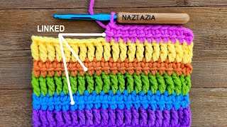 Crochet Linked Stitches to Eliminate Spaces and Gaps by naztazia 147,077 views 2 months ago 5 minutes, 18 seconds