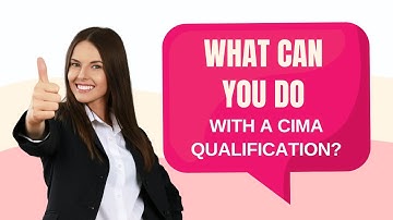 What can you do with a CIMA qualification?