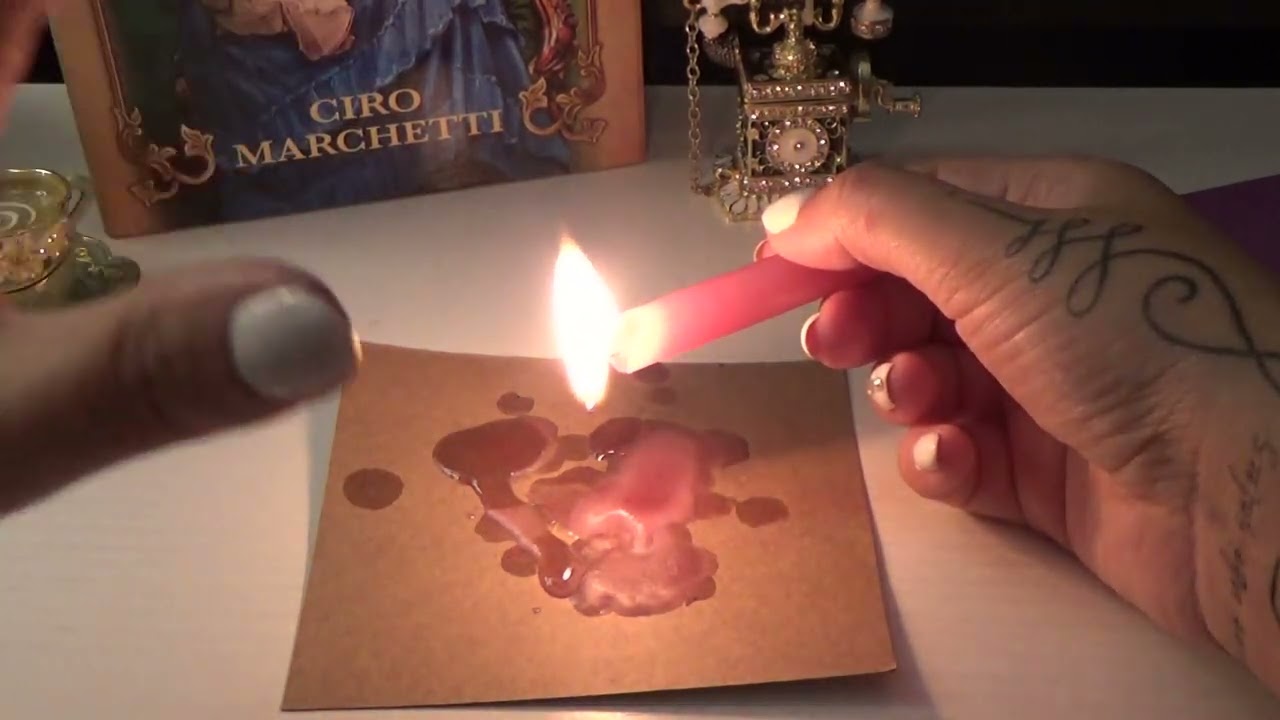 Candle Wax On Paper😍🪔Random Messages from The Universe☝🏻
