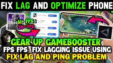 FIX HIGH PING LAG USING GEAR UP BOOSTER IN CODM FIX FPS DROP Using This Method!!