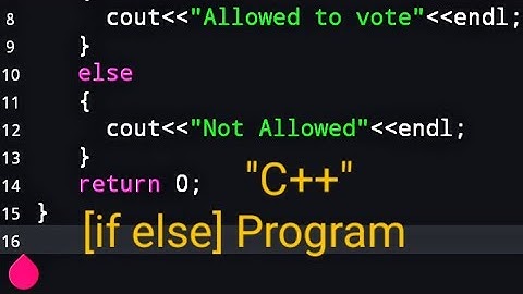 C++ Program | If Else statement | Dry-Run + Application Run.