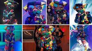 All performances &amp; Reveal of Pugcasso | The Masked Singer | Season 14