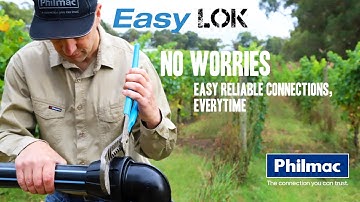 Philmac EasyLOK Metric Fittings. At your local Irrigear® Independent Experts.