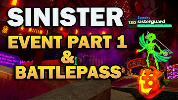 Sinister Event Part 1 & Battlepass Showcase in World Zero Halloween Event CODE