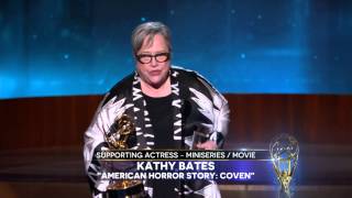 Kathy Bates Wins for Supporting Actress in a Miniseries or a Movie