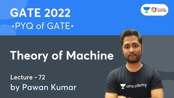 Theory of Machine | PYQ of GATE | Lec.- 72 | GATE/ESE 2022 | Pawan Kumar