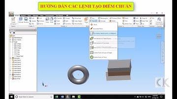 Inventor - Hướng dẫn tạo điểm chuẩn - POINT