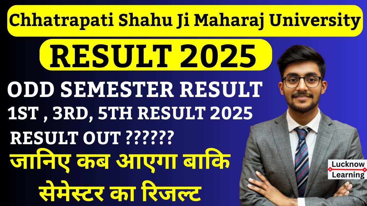 Csjmu Kanpur Result 2025 Out? Latest Update | Odd Semester 1st/3rd/5th ...