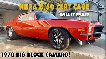 Hoe certificeert de NHRA een kooi? Dit is waar ze naar kijken! Onze CAMARO uit 1970 is bijna klaar!