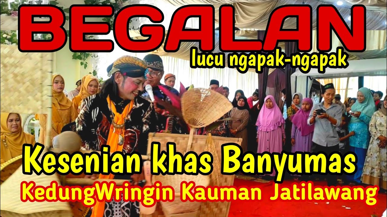 Begalan begalan kesenian khas Banyumasan acara pernikahan di kedungwringin ...