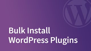 How To Bulk Install Wordpress Plugins W Wpcore