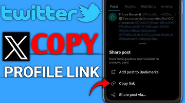 How To Copy Your Twitter Link 2025.
