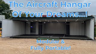 The Aircraft Hangar Of Your Dreams! Fully Self Contained! | Let's Go Flying