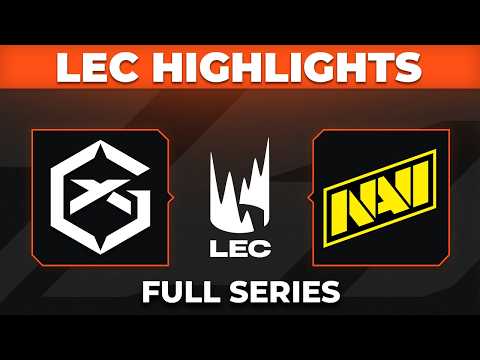 GX vs NAVI ALL GAMES Highlights | LEC 2026 Playoffs | GIANTX vs Natus Vincere