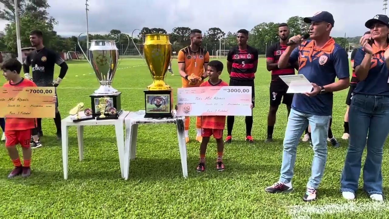 CERIMÔNIA DE ENCERRAMENTO DA MINI COPA WP MÓVEIS DE FUTEBOL 2020