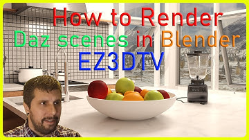 How to Render Daz Scenes in Blender