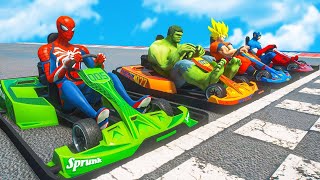 Superheroes Racing Challenge - Spiderman Go Kart Racing Competition #904 screenshot 2