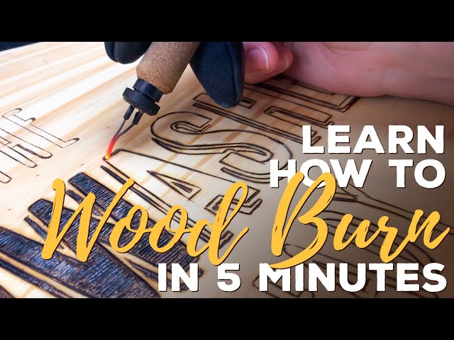 How to Get Started Woodburning