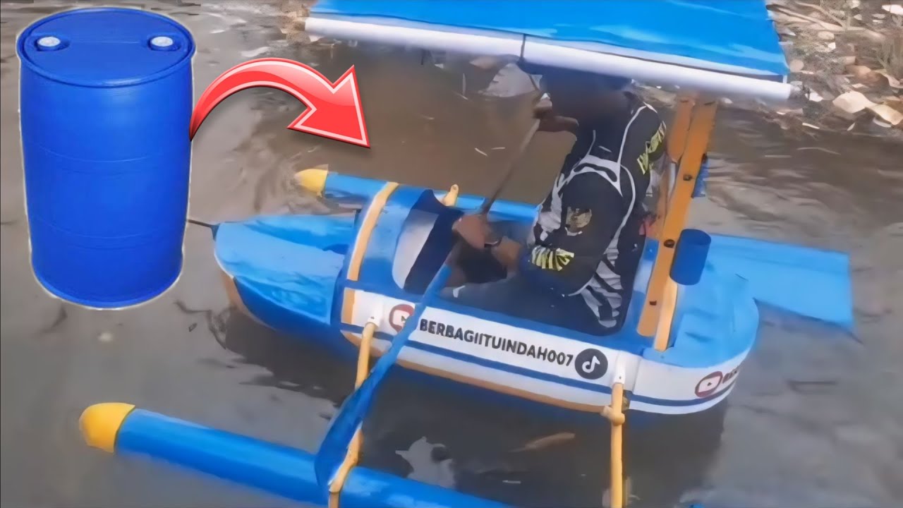 PERAHU MANCING DI SEGALA SPOT | DARI BAHAN DRUM