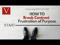 Break lease with "Frustration of Purpose?"