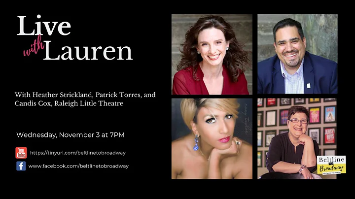 Live Chat with RLT's Heather Strickland, Patrick T...
