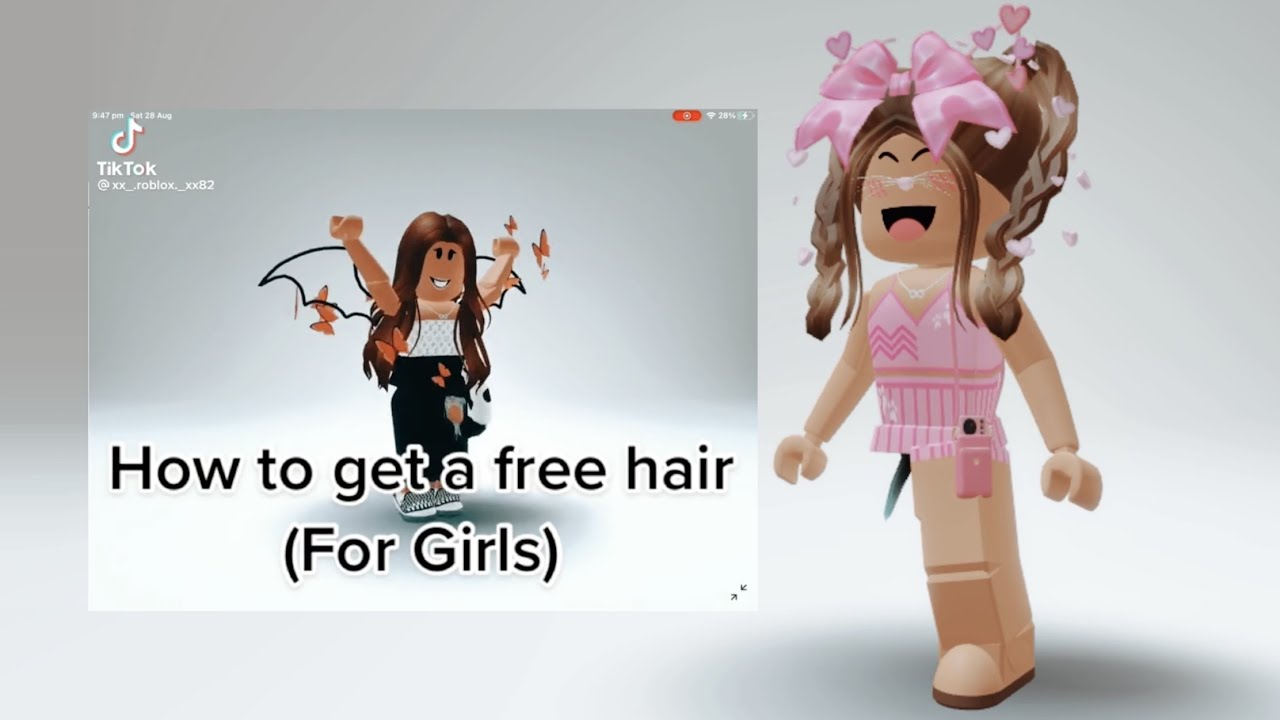 free avatar in roblox hair｜TikTok Search