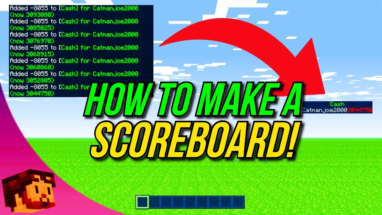 Minecraft Bedrock How To Make A Scoreboard Quickly Easily Ps4 Mcpe Xbox Windows Switch Youtube