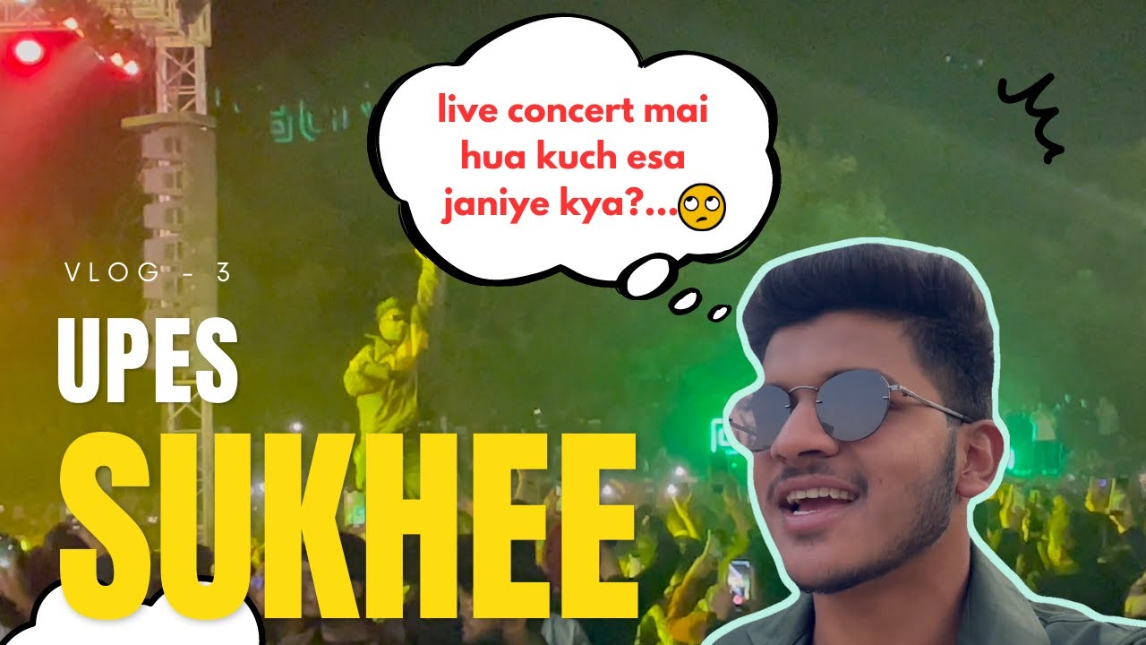 UPES | SPANDAN 2K23 | SUKHEE LIVE CONCERT in DEHRADUN | N.C.R BOYS