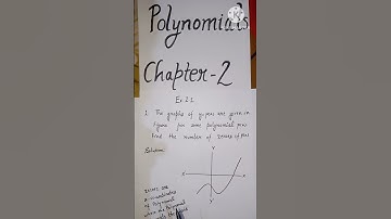 CH-2 Polynomials || Finding Zeroes of p(x) on graph || Ex.2.1 Short Trick 2023 ||