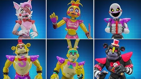 FNAF AR Stylized Security Breach Workshop Animations