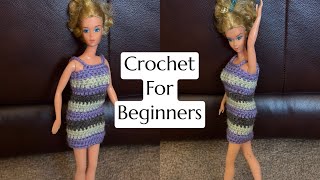 Crochet Tutorial - Barbie Doll Dress